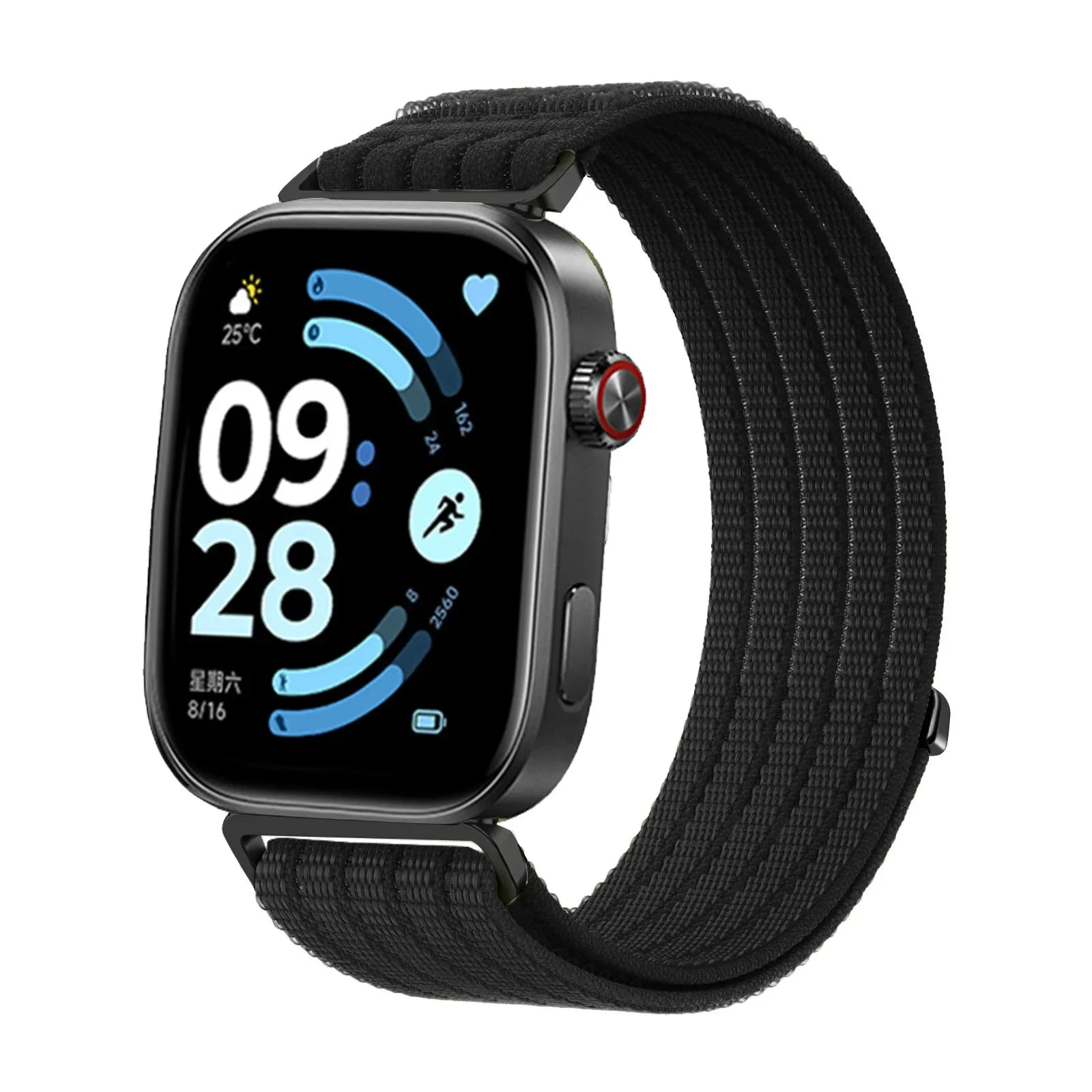 A Sweatproof Light Cloud Texture Nylon Watchband Adjustable Sport Daily Loop for Xiaomi Mi Band 9/10 pro Redmi Watch 5/6 Qme