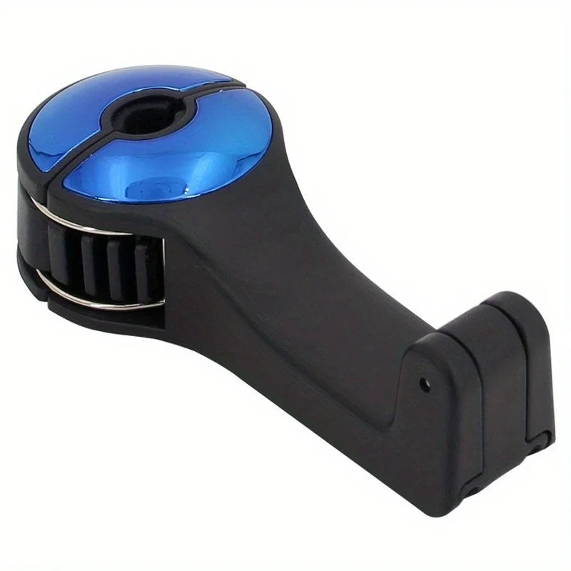 2 In 1 Car Headrest Hidden Hook With Phone Holder Car Seat Back Hanger Portable Storage Hook Phone Holder Auto Fastener Clip Qme Blue