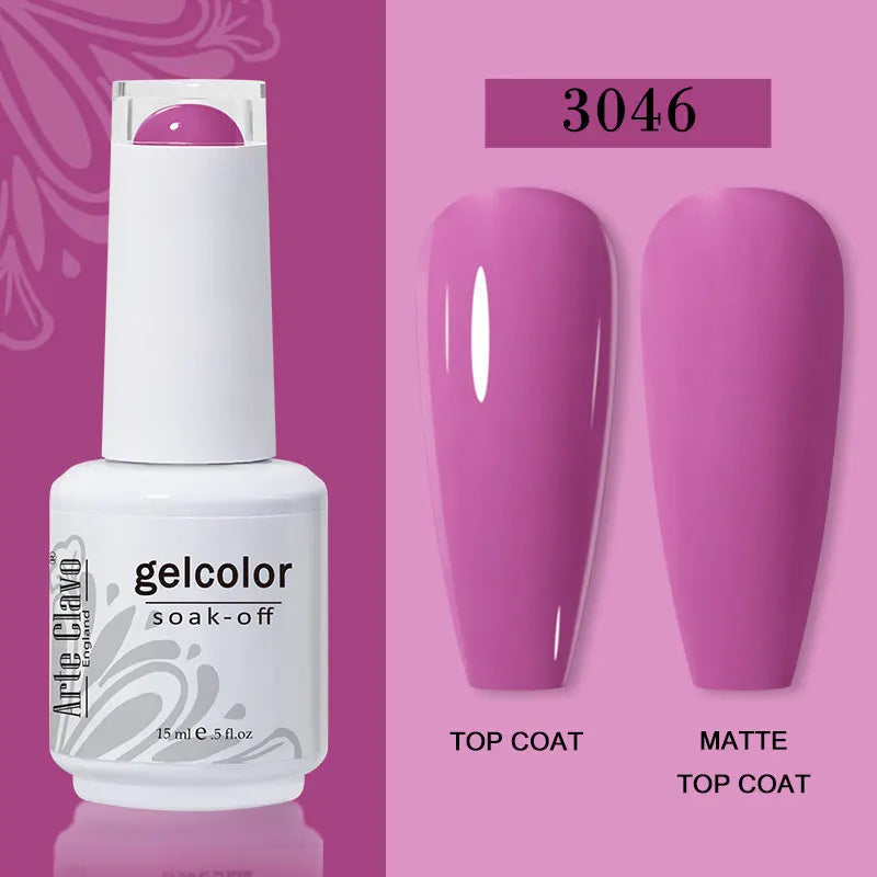 Arte Clavo 44 Colors Jelly Nude Gel Nail Polish Semi Transparent