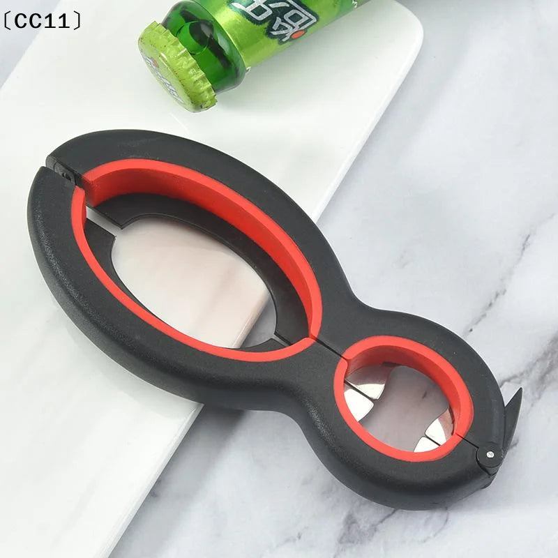 Can Opener Multi Functional Beverage Bottle Cap Twister Anti Slip Jar Qme