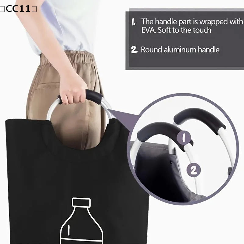 Empty Bottle Storage Basket Folding Kitchen Wastewater Collector Bag Qme