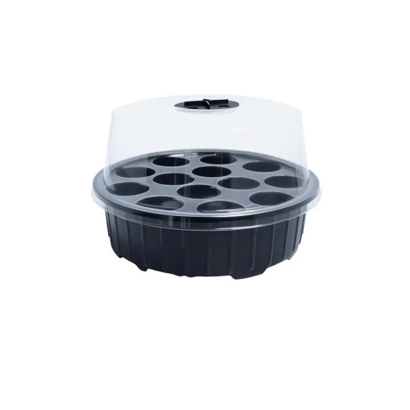 Clear Lid Seedlings DIY Accessories ABS Hydroponic Germination Tray Qme A2