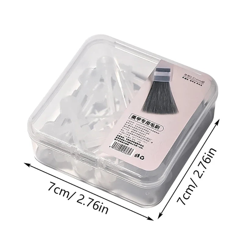 Nail Polish Replacement Brushes Gel Professional Salon Home Use Qme