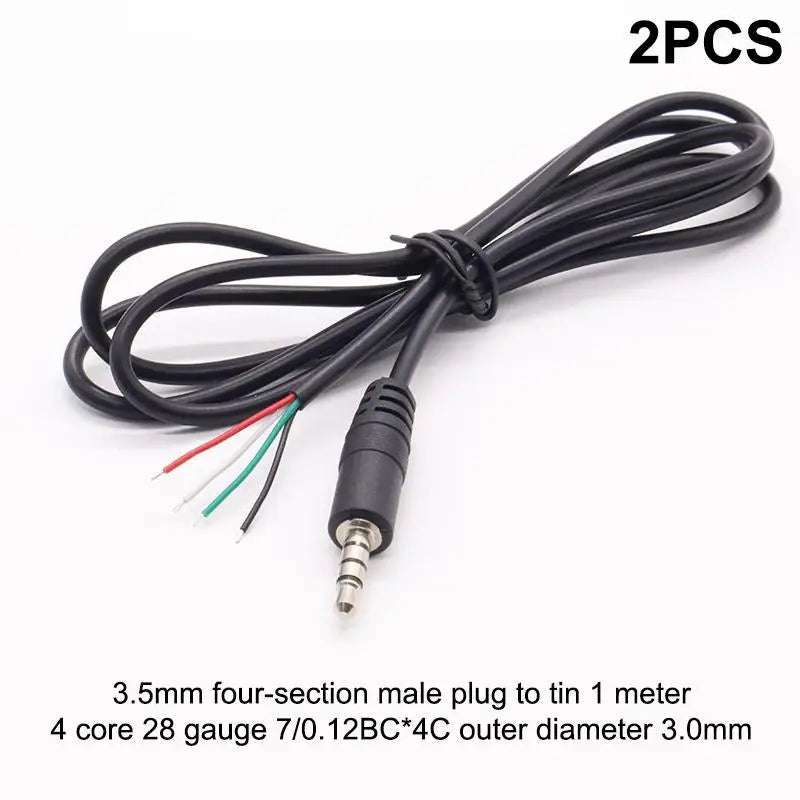 1 Mono Stereo Male Female Plug Jack Audio Connector 2Pin 3Pin 4Pin Qme A7
