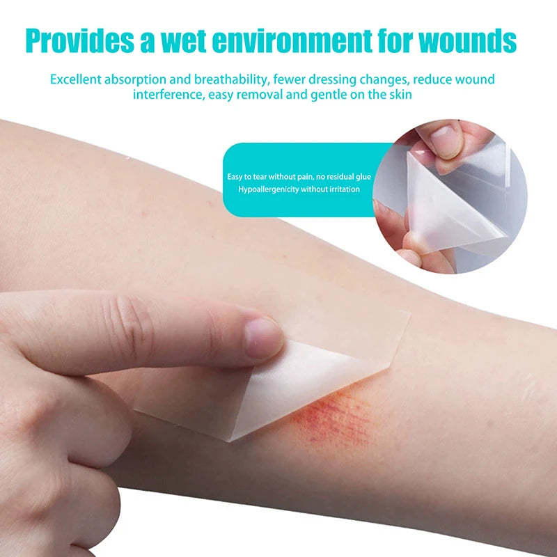 1 Roll Scar Cover Tape Waterproof Self-adhesive Hydrocolloid Band Aid Qme