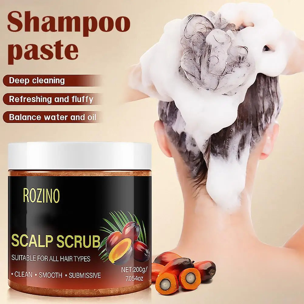 Scalp Scrub Deep Cleansing Hair Scrub For All Hair Types,Exfoliating Scalp Exfoliator For Oily Scalp Smooth & Soften Qme