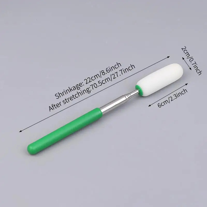 Telescoping Pottery Sponge Tool Set, High Absorbency Water Removal Wand with Replacement Heads, Cleaning Stick for Clay Pottery Qme 03
