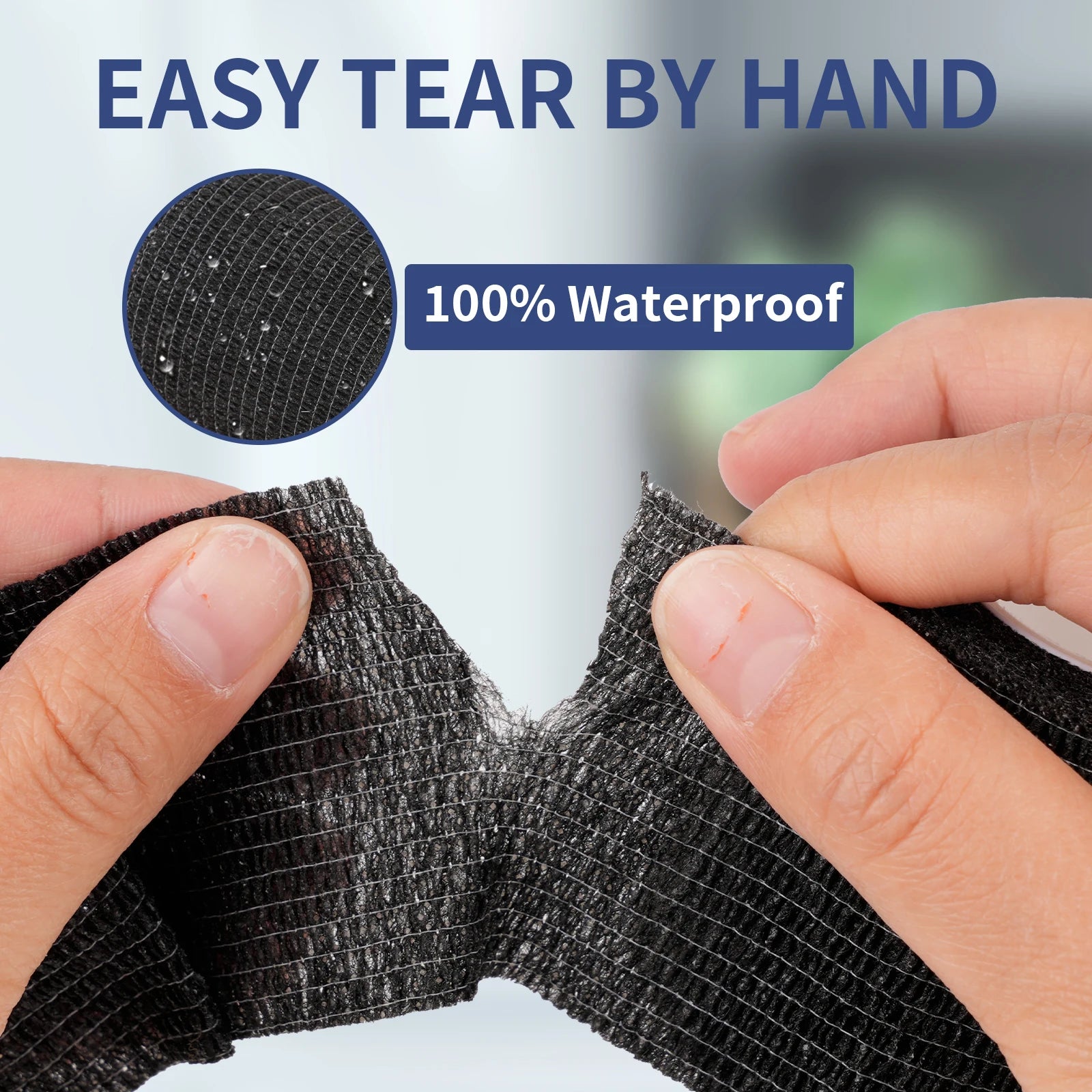 2/4/6PCS Tattoo Grip Cover Wrap Disposable Black Bandage For Tattoo Grip Bandage Machine Tape Tube Accessories Qme