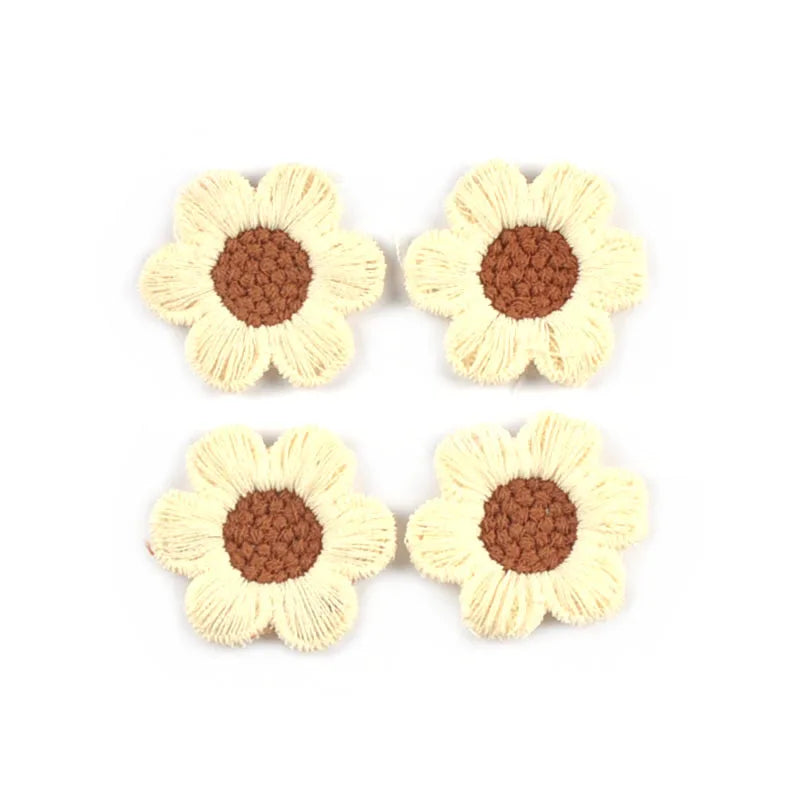 20pcs 3.1cm Colorful Mix Flower Patches Embroidery Clothes Sewing Garment Appliques Accessories DIY Scrapbook Home Crafts c4047 Qme 8