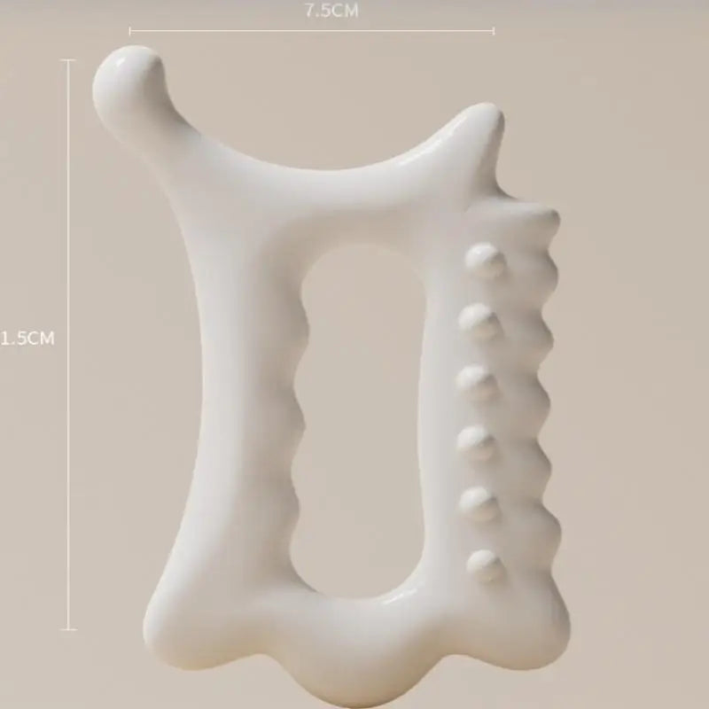 Ergonomic Handheld Gua Sha Board Non-ceramic Massage Tool Face Body Qme onesize