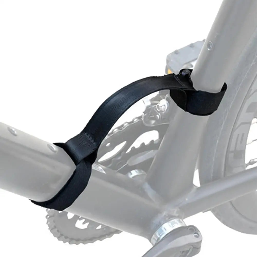 Cycle Handle Strap Cycle Frame Carrying Lifter Scooter Hand Carrier Outdoor Mountain Cycle Strap Cycle Rack Strap for Mountain Qme Black