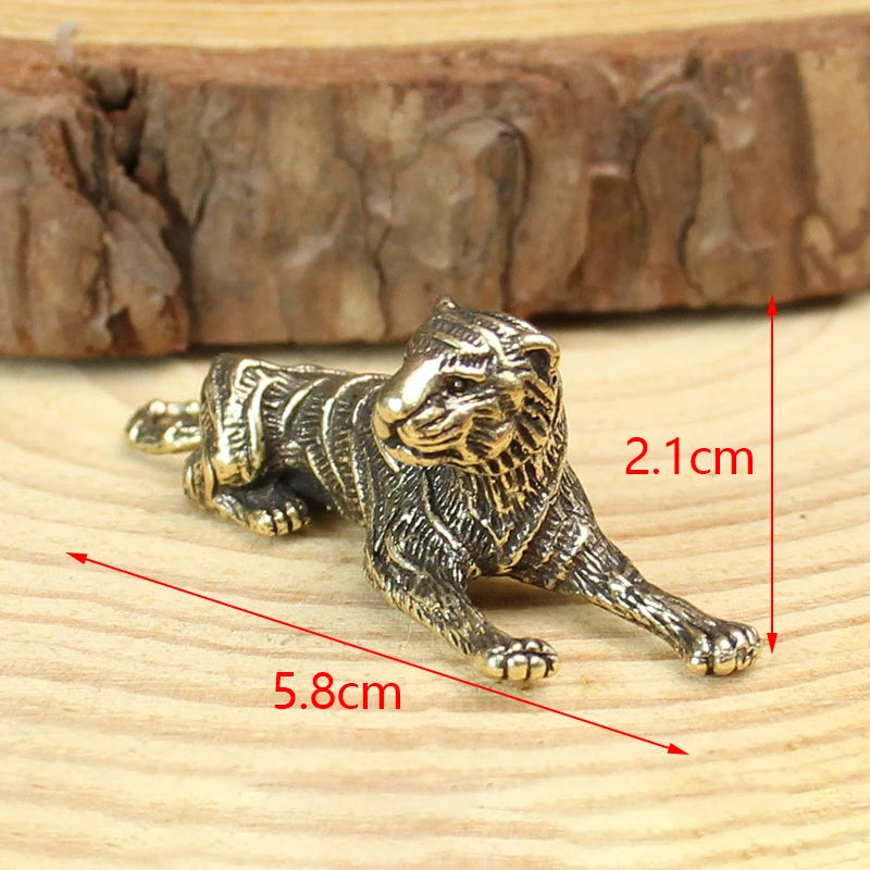 Antique Miniature Animal Ornaments Figurines Vintage Brass Mini Qme A03