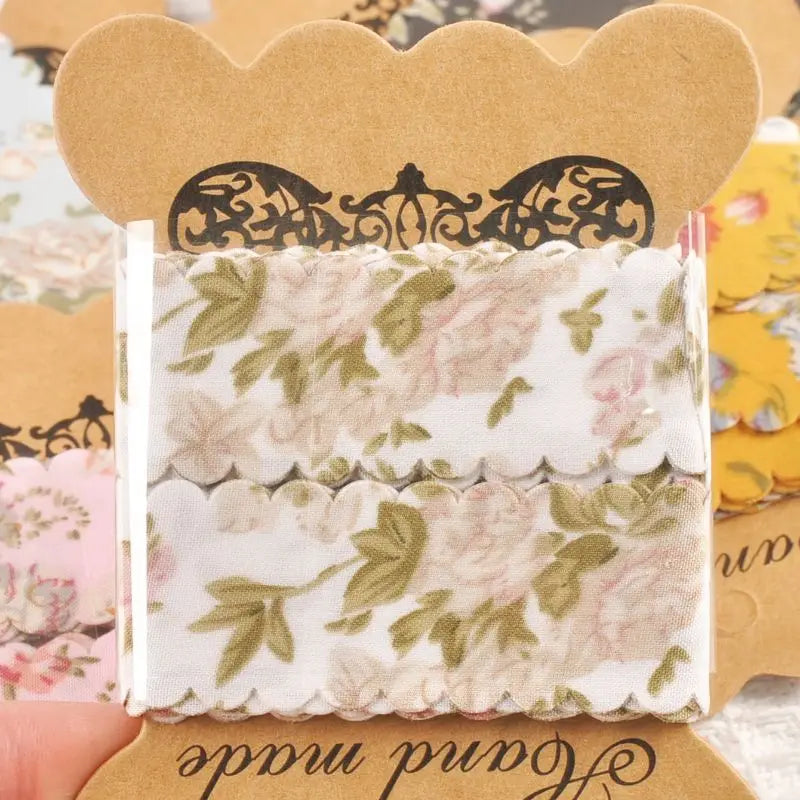 4yards 25mm Width Colorful Flowers Crafts Ribbons Wrapping Handmade Bow Wedding Birthday Party Festival Gifs Decoration cp3802 Qme
