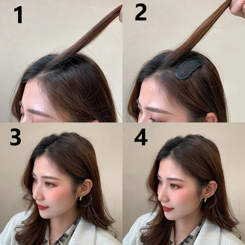 8/4/2PCS Puff Hair Head Cushion Hair Clips Invisible Volume Hair Base Fluffy Sponge Clip Bun DIY Hair Styling Tool for Women Qme