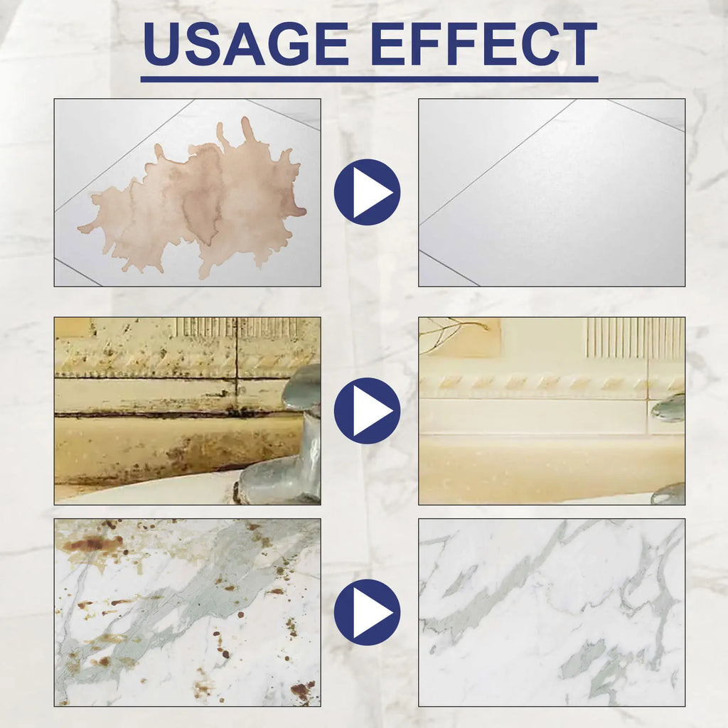 Oil Stain Cleaning Powder Heavy Oil Remover Agent Kitchen Range Hood Tile Stone Floor Oil Stain Dissolving Stone Cleaning Powder Qme