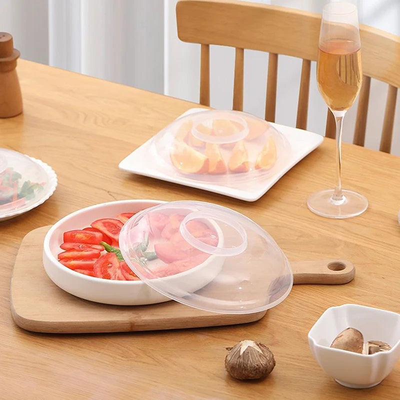 Kitchen Stackable Sealing Disk Cover Universal Plate Bowl Microwave Qme