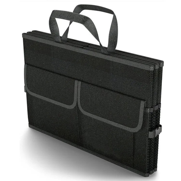 Large Oxford Fabric Foldable Car Trunk Storage Box Multi-Functional Waterproof Collapsible Cargo Organizer for SUV Sedan Qme