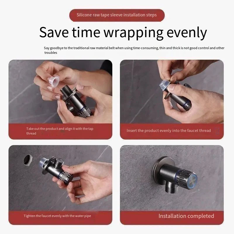 Faucet Leak-proof Sealing Gasket Washer Rubber Pipe Hose Silicone Qme