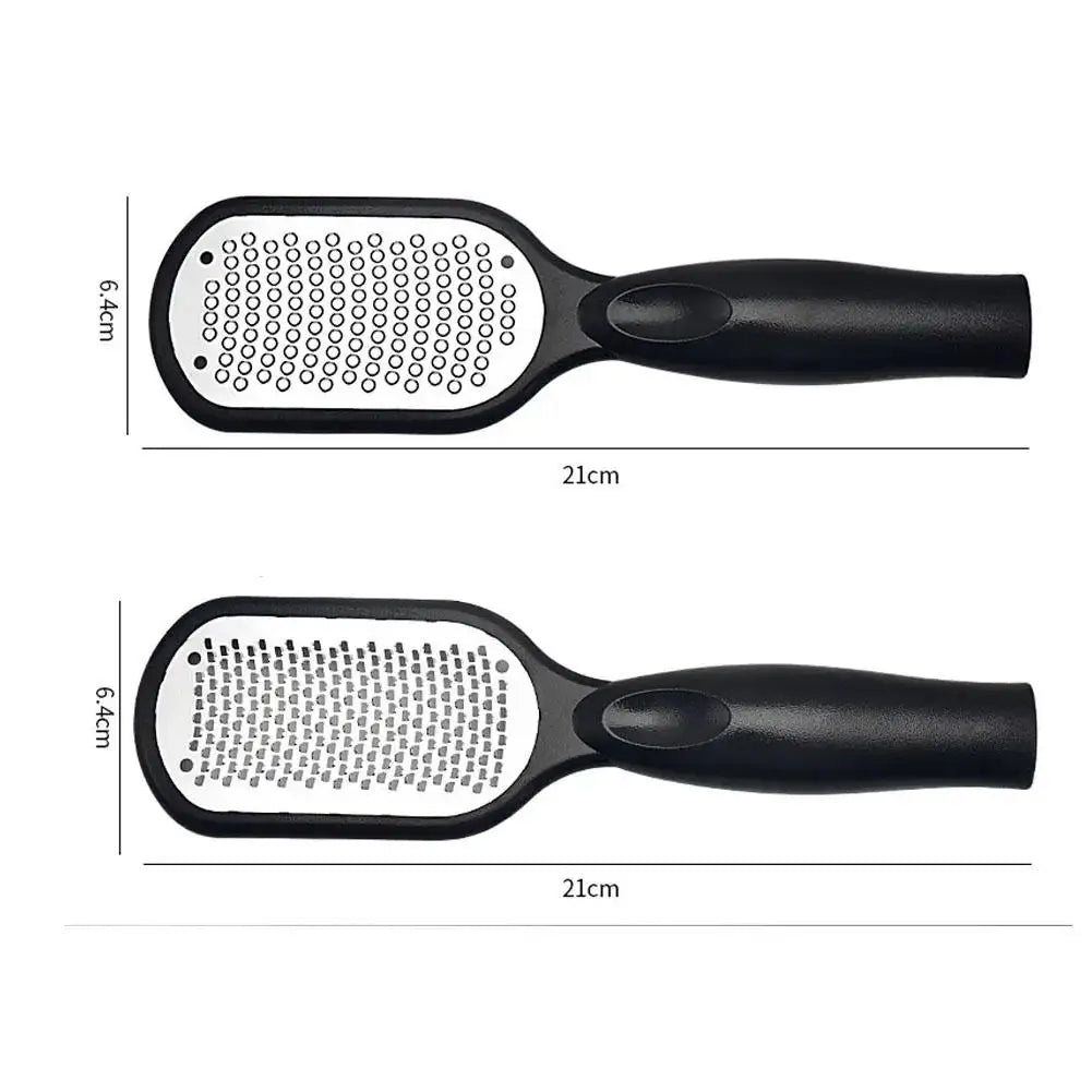 Portable Foot Scrubber Steel Callus Remover Foot File Scraper Foot File With Lid Heel Scraper Dead Skin Remove Qme