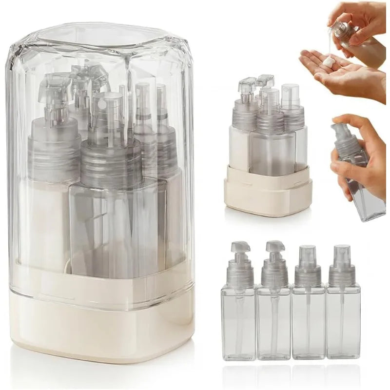 1 Portable Travel Bottle Leakproof Multicolor Pump Spray Containers Qme