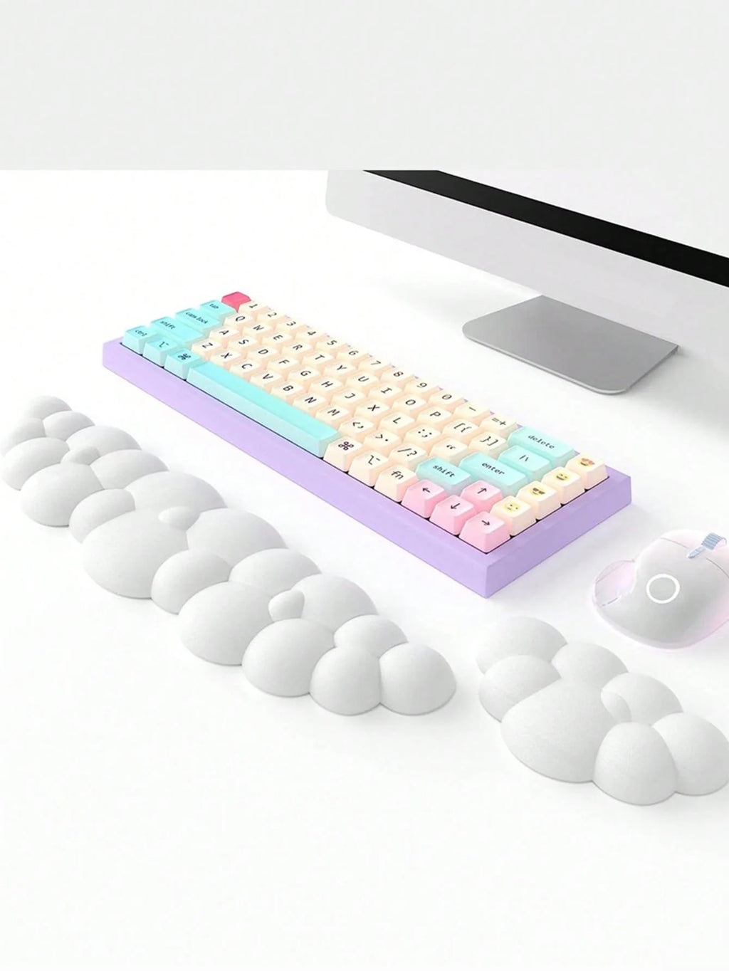 Cloud Wrist Rest Keyboard Hand Soft Comfortable Silicone Non-slip Qme