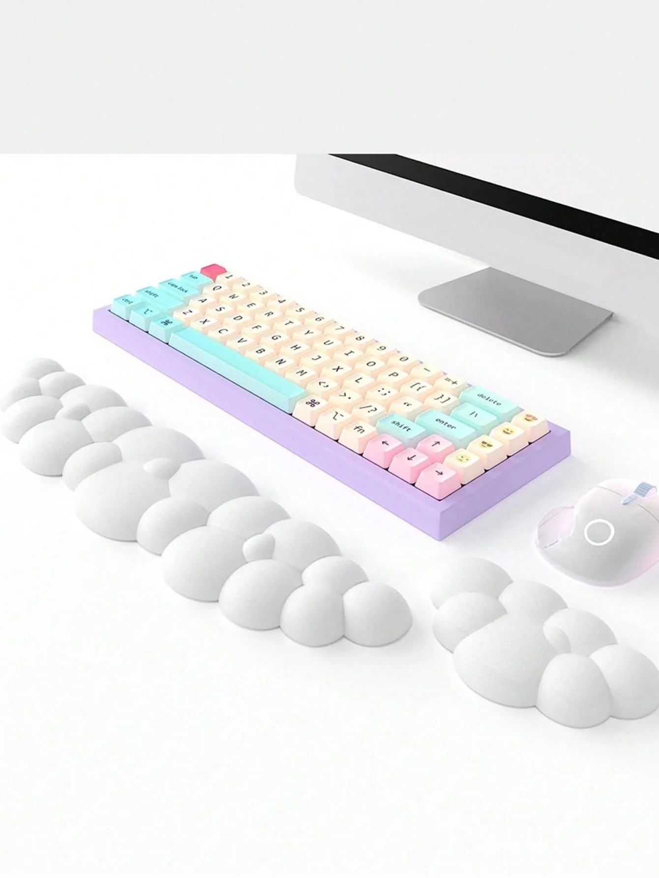 Cloud Wrist Rest Keyboard Hand Soft Comfortable Silicone Non-slip Qme