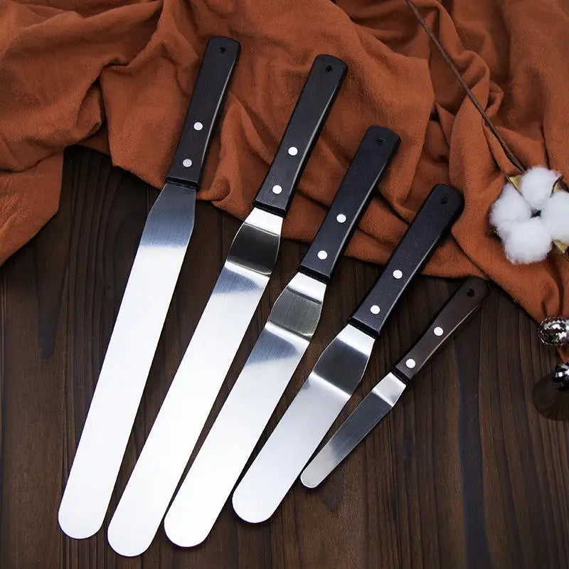 4 6 8 Stainless Steel Cake Spatula Kitchen Pastry Decoration Tools Qme