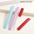 Nano Glass Nail File with Case - Professional Crystal Polishing File for Natural & Acrylic Nails, Portable Manicure Tool Qme Random color 3pcs