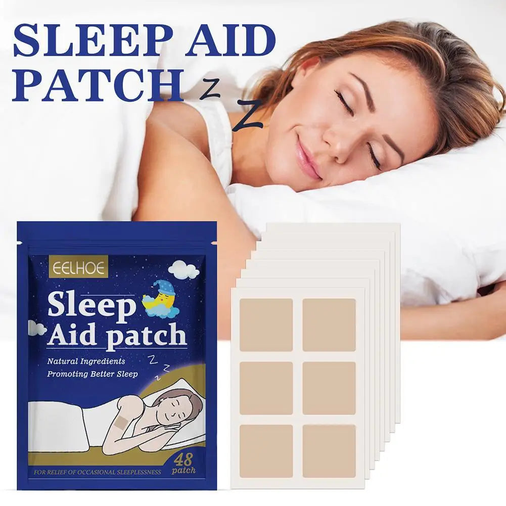 48pcs/bag Sleep Patch Soothes Muscle Tension,Relieves Body Fatigue And Anxiety Sleep Aid Patch Body Care Patch Qme