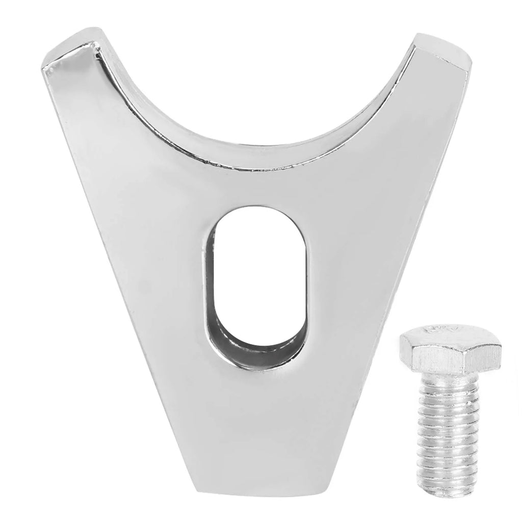 Car Accessories Hold Down Clamp Distributor Clamp Chrome Steel Hold Down SBC Fit for V8 V6 Distributor Clamp Hold Down Qme Silver