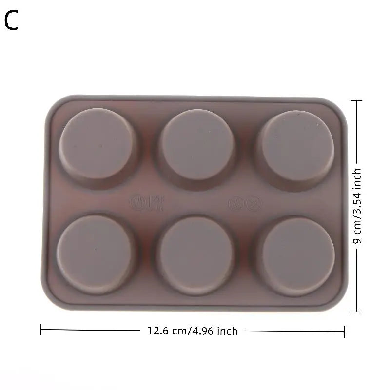 Silicon Chocolate Candy Molds Baking Cake Trays Pastry Accessories Qme C