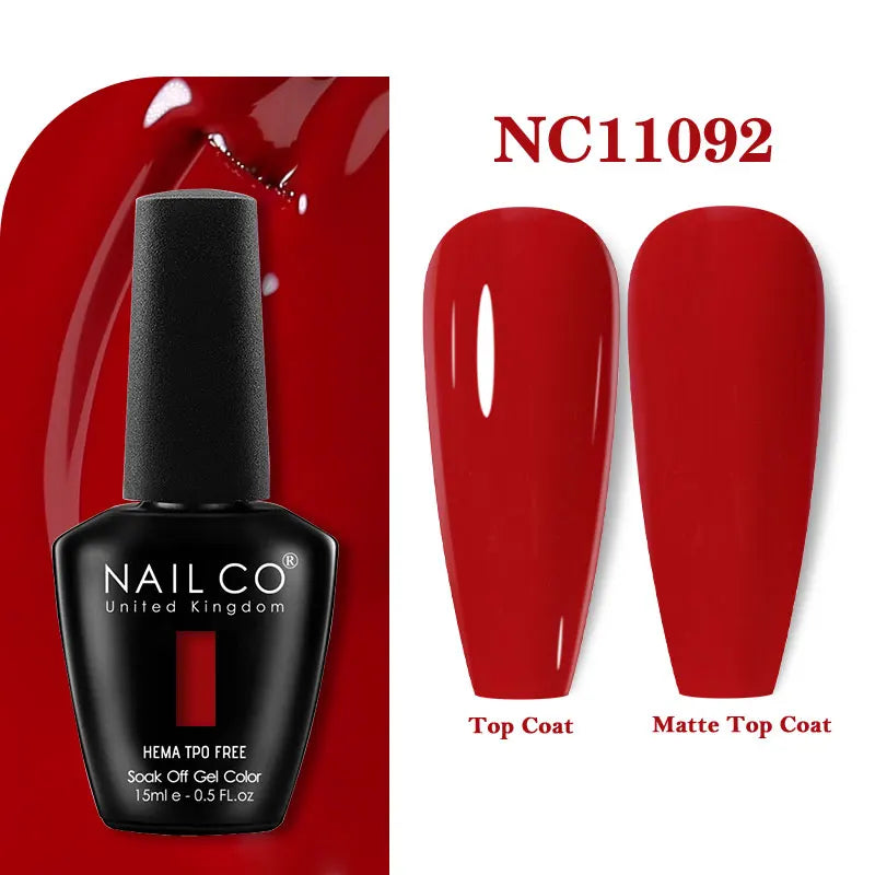 NAILCO Coat Base Gel Nail Polish Nails Art Semi Permanent Lacquer