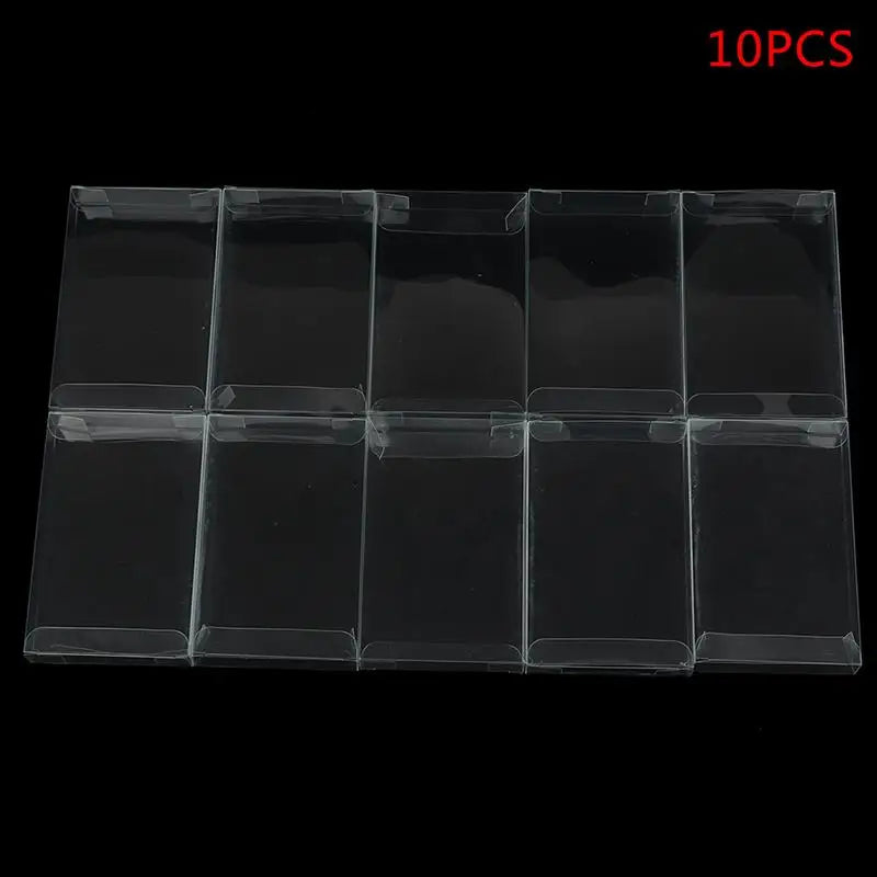 Clear PET Plastic Box Protector Case Sleeves Cover SNES N64 CIB Qme