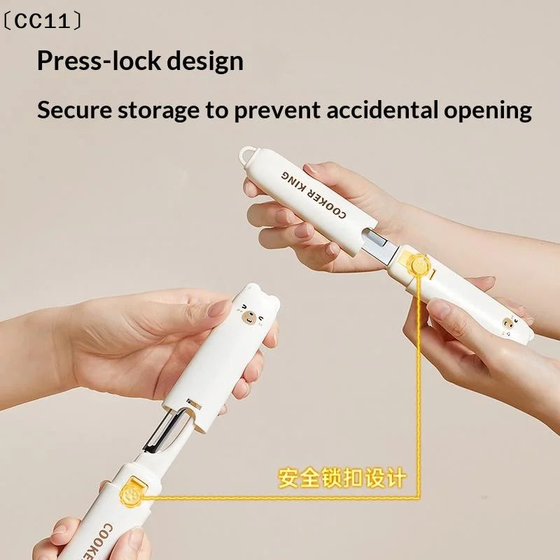 Multifunction 1 Peeler Stainless Steel Fruit Kitchen Knife Double Qme