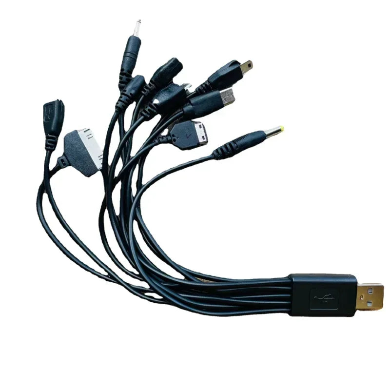 10pcs 10 In 1 Micro USB Multi Charger Usb Cables for Mobile Phones Cord for LG KG90 SAMSUNG Sony Phone Qme