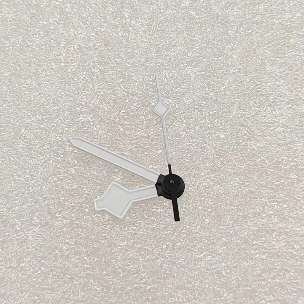 Modified Watch Hands Green Luminous Logbook Needle Silver Gold Rose Watch Accessories for NH35/NH36/4R/7S Movement Qme WB