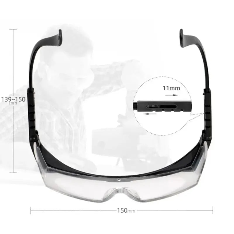 3PCS Welding Glasses Anti-Glare UV Protection Safety Goggles for Welders Men Women Auto Darkening Eye Protection Qme