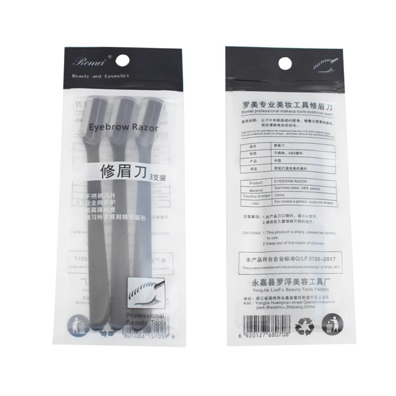 Eyebrow Trimmer Face Razor Portable Blades Shaver Knife Hair Remover Qme
