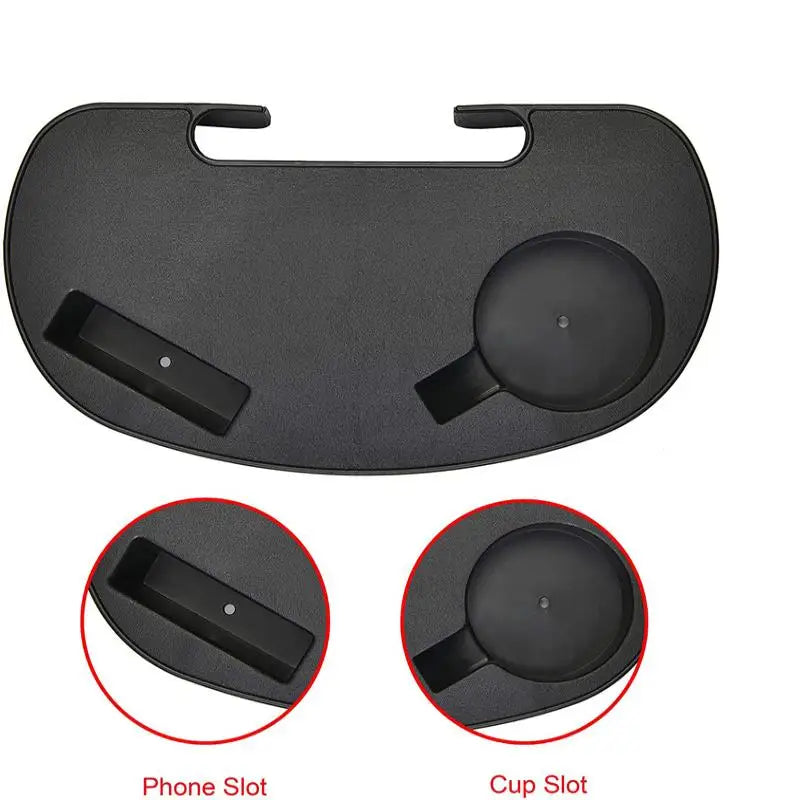 Recliner Folding Chair Tray Drink Holder Portable Side Breakfast Qme