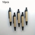 10pcs Eco-friendly Recycled Paper Ballpoint Pen Black Ink Writing Pen Office School Supplies Qme 10pcs