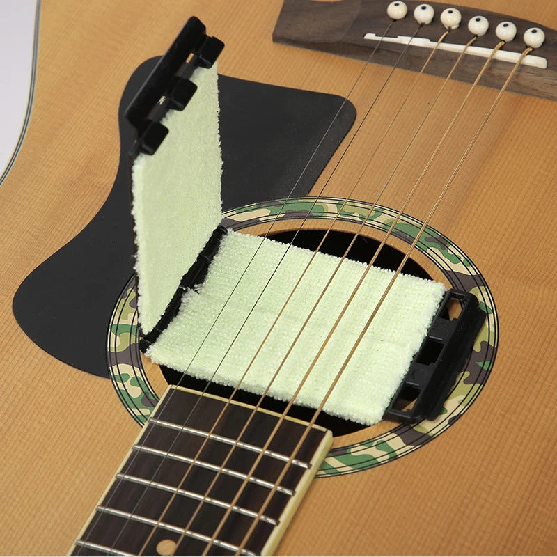 Guitar String Cleaner Clean Fretboard Cloth Tool Maintenance Care Qme