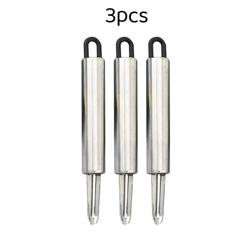 1 2 3 5 Stainless Steel Fruit Corer Food Grade Material Home Kitchen Qme 3pcs