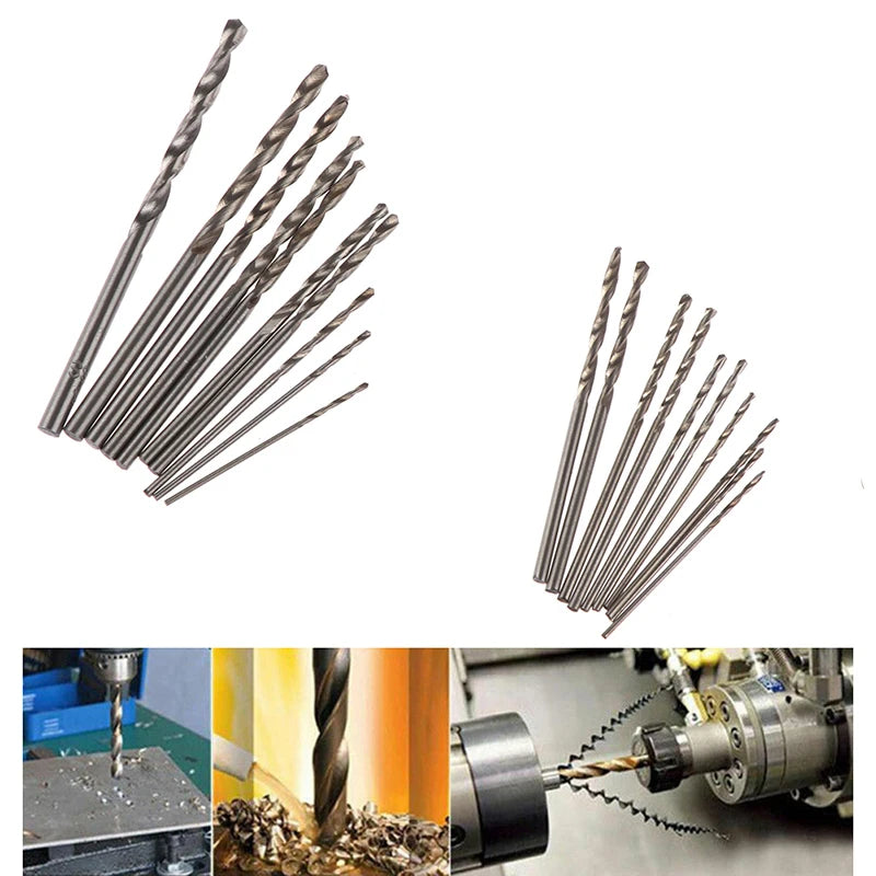 Box HSS Mini Drill Bit Straight Shank PCB Twist Bits Drilling Qme