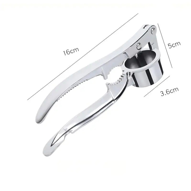 Garlic Press, Premium Rust Proof Kitchen Garlic Mincer Crusher Squeezer With Ergonomic Handle, Ginger Crusher With Good Grip Qme B