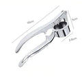 Garlic Press, Premium Rust Proof Kitchen Garlic Mincer Crusher Squeezer With Ergonomic Handle, Ginger Crusher With Good Grip Qme B