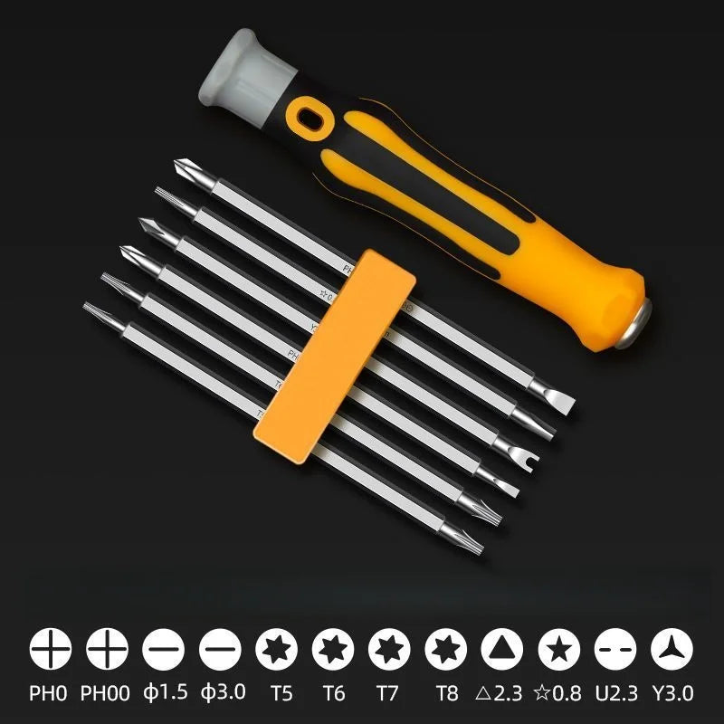 1 Magnetic Screwdriver Cross Flat Shaped Head Multifunctional Qme