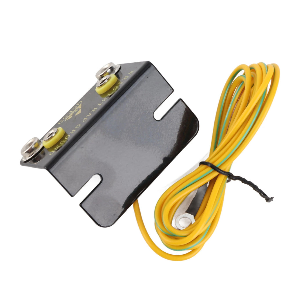 Wrist Strap Grounding Adapter 2 Hole ESD Wrist Strap Grounding Plug Professional Anti Static Easy Installation for Workstation Qme as pic