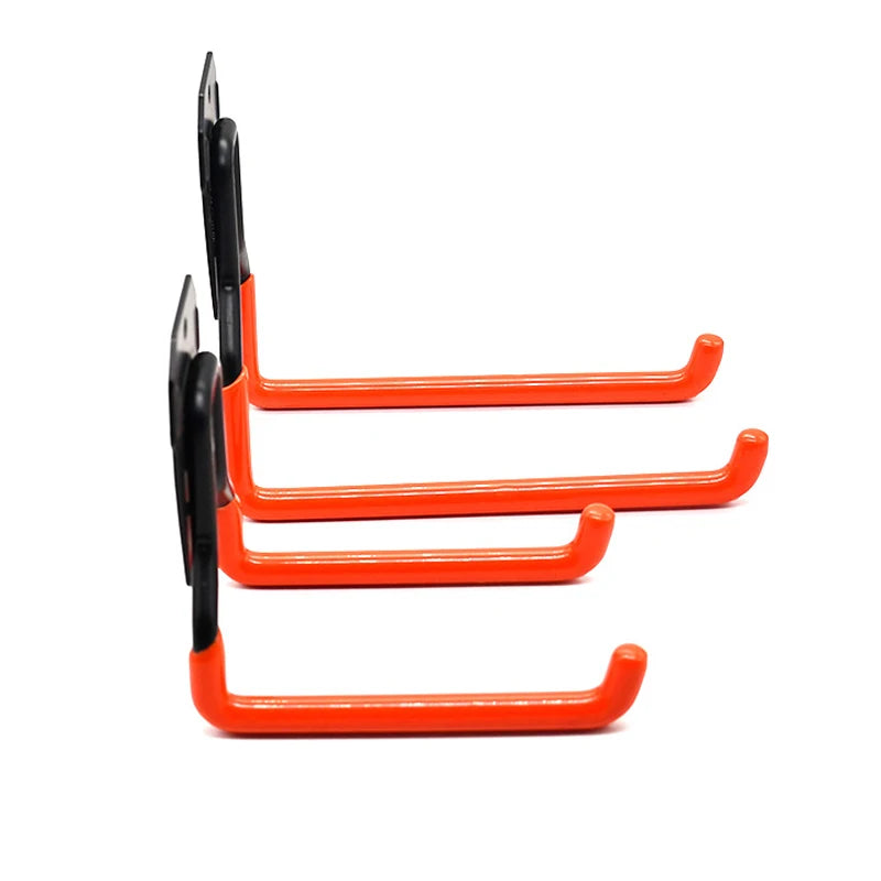 Heavy Duty Metal Hook Garage Organizer Wall Mount Bicycle Hanger Hooks Wall Mount Anti-slip Storage Hook For Ladders Garden Tool Qme