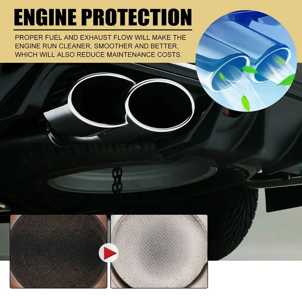 Engine Catalytic Converter Cleaner Deep Cleaning Multipurpose Cleaner Engine CSV Clean Accelerators Catalysts Easy Cleaner Qme