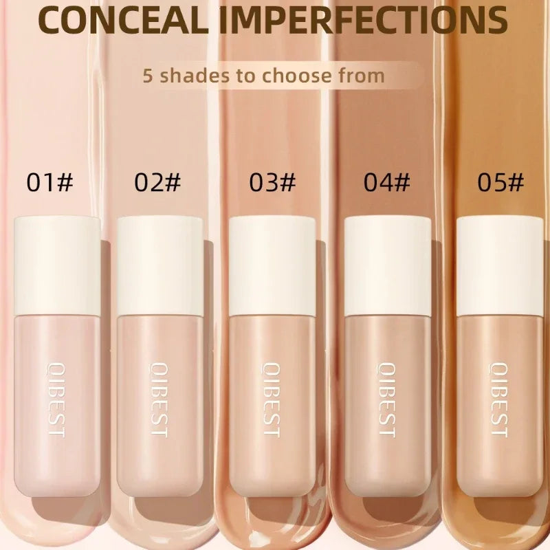 Liquid Foundation Cream Concealer Stick 6 Color Moisturizing Full Coverage Oil-control Natural Lasting Concealer BB Cream Makeup Qme
